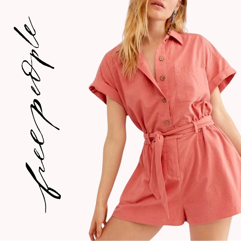 Free People No Plans Romper Sz. Small